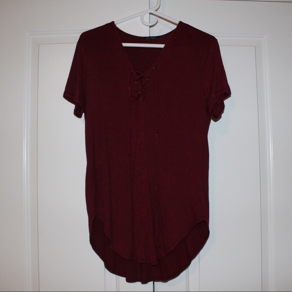 Lace Up T-Shirt